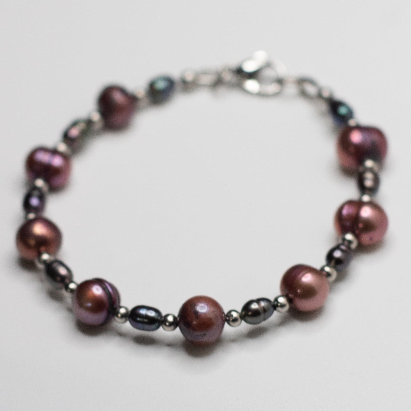 Rose Gold Pearl Bracelet