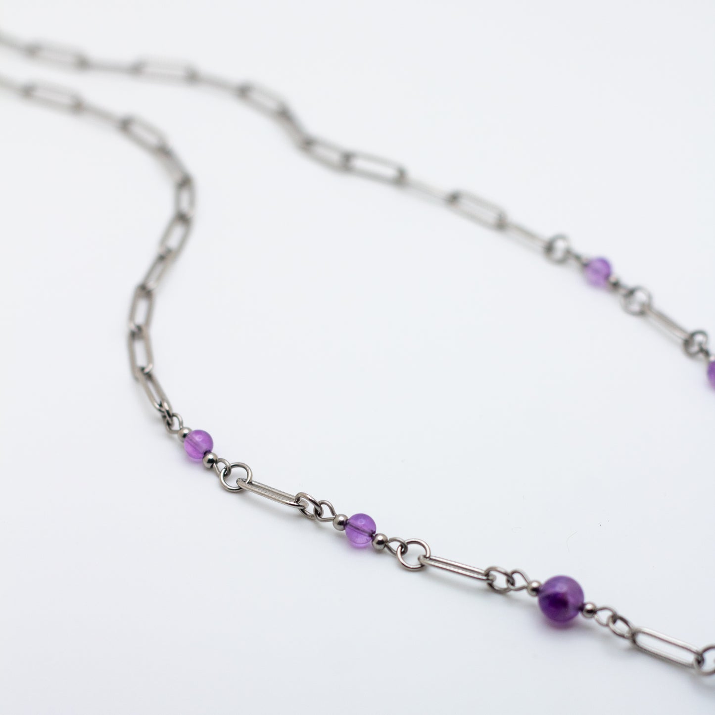 Abalone & Amethyst Necklace