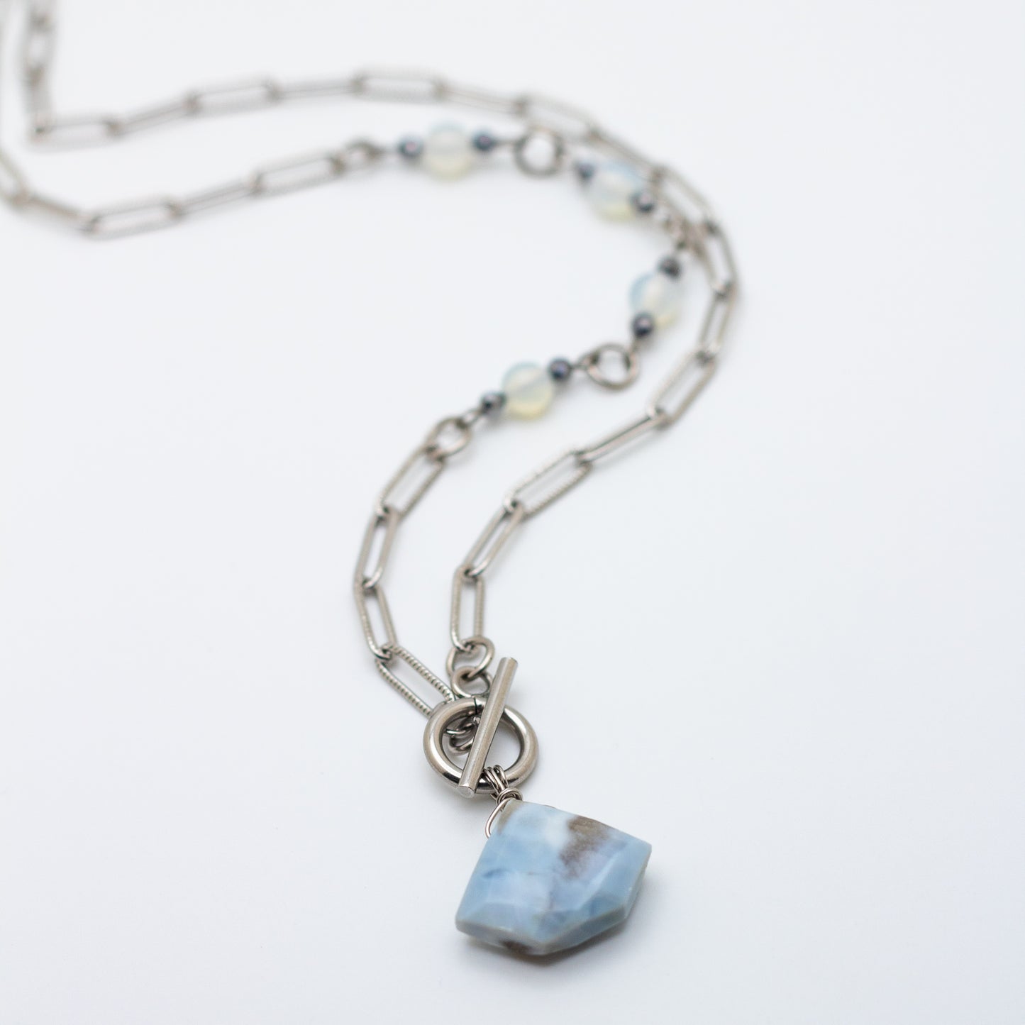 Owyhee Blue Opal Necklace