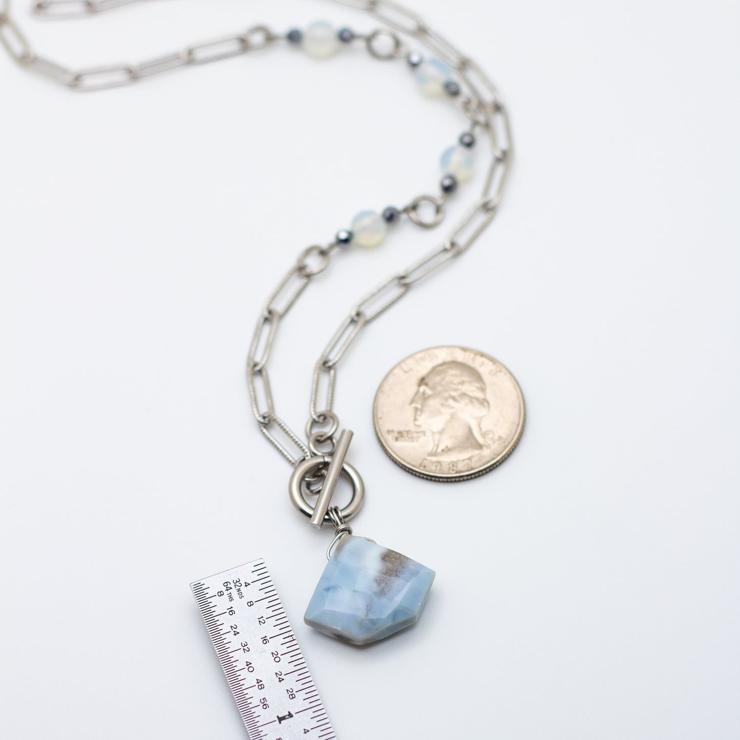 Owyhee Blue Opal Necklace