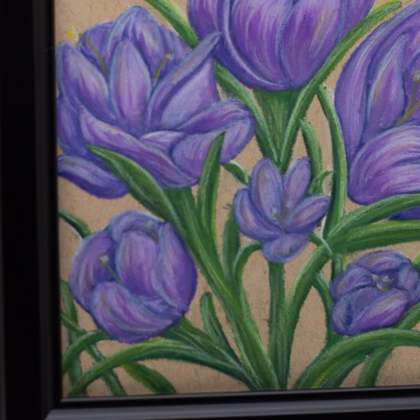 Original 4x4" Crocus Chalk Pastel Mini Decor