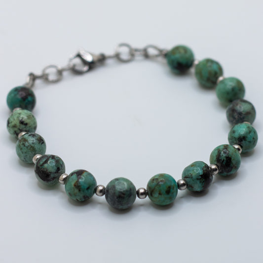 The Deb Bracelet | African Turquoise Gemstone