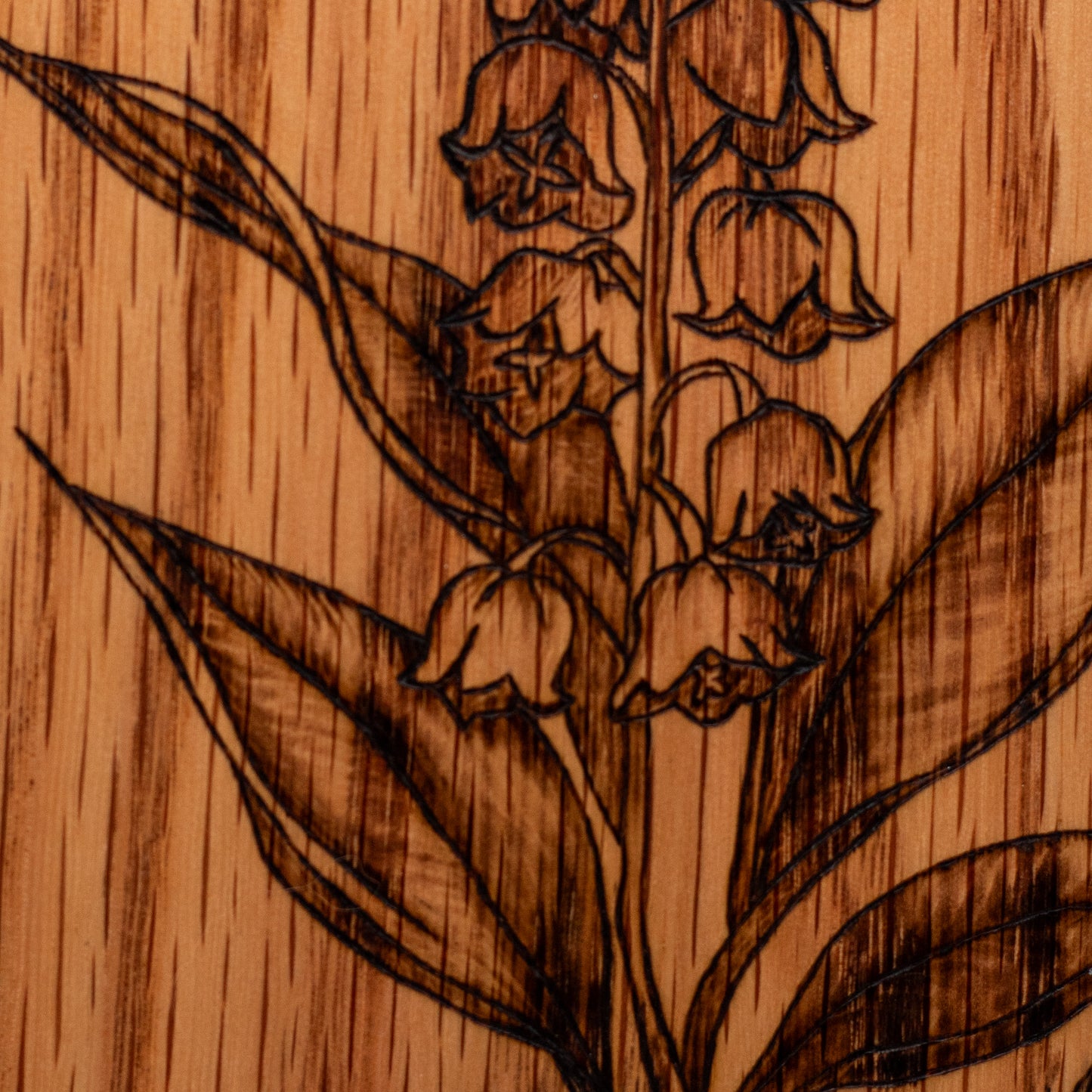Lily of the Valley Oak Flower Press 8" x 5.5"
