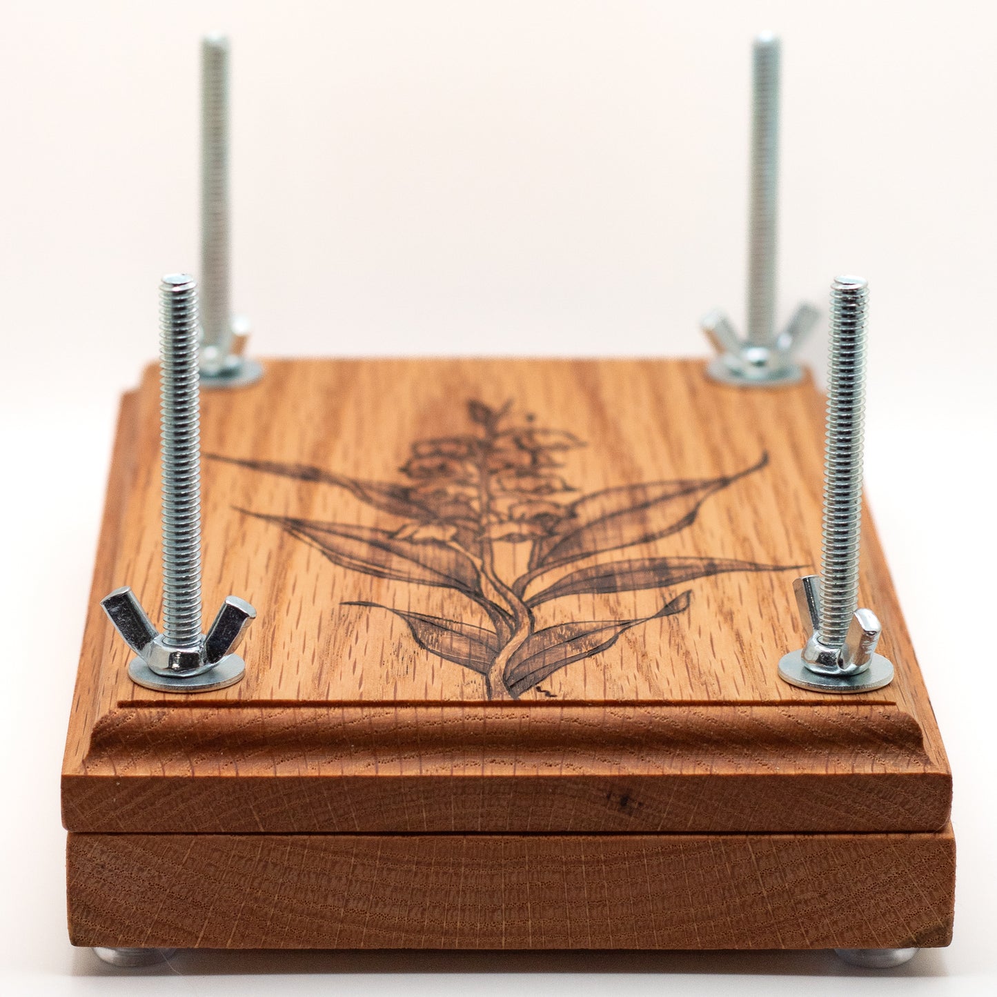 Lily of the Valley Oak Flower Press 8" x 5.5"