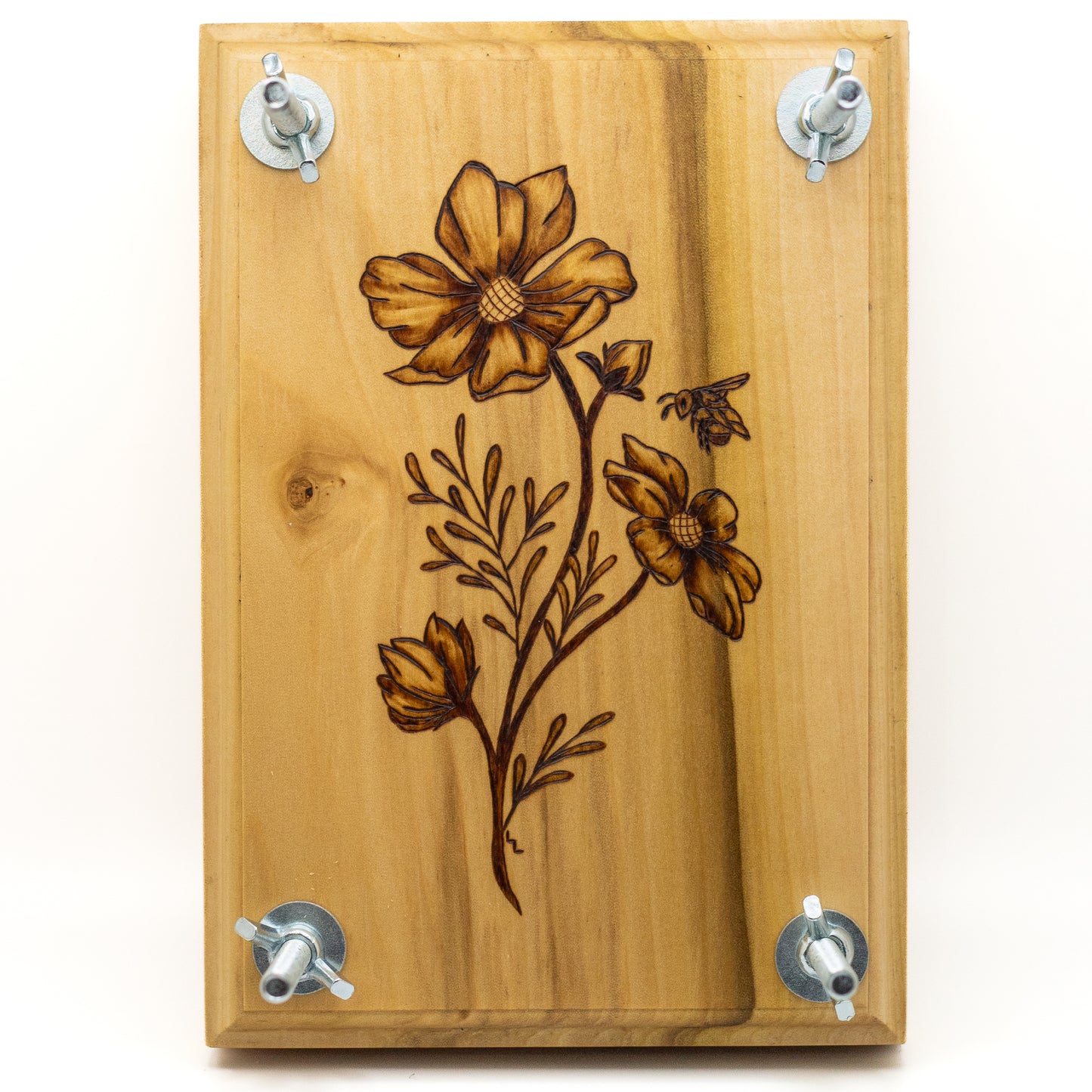 Pollinator Poplar Flower Press 8" x 5.5"