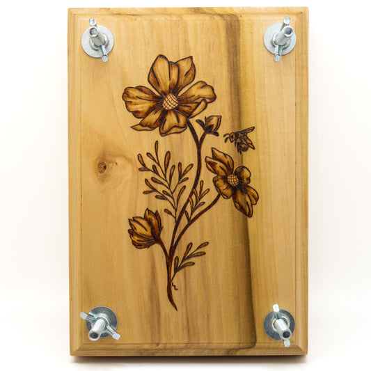 Pollinator Poplar Flower Press 8" x 5.5"