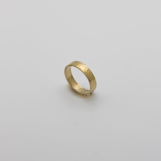 Hammered Brass Ring