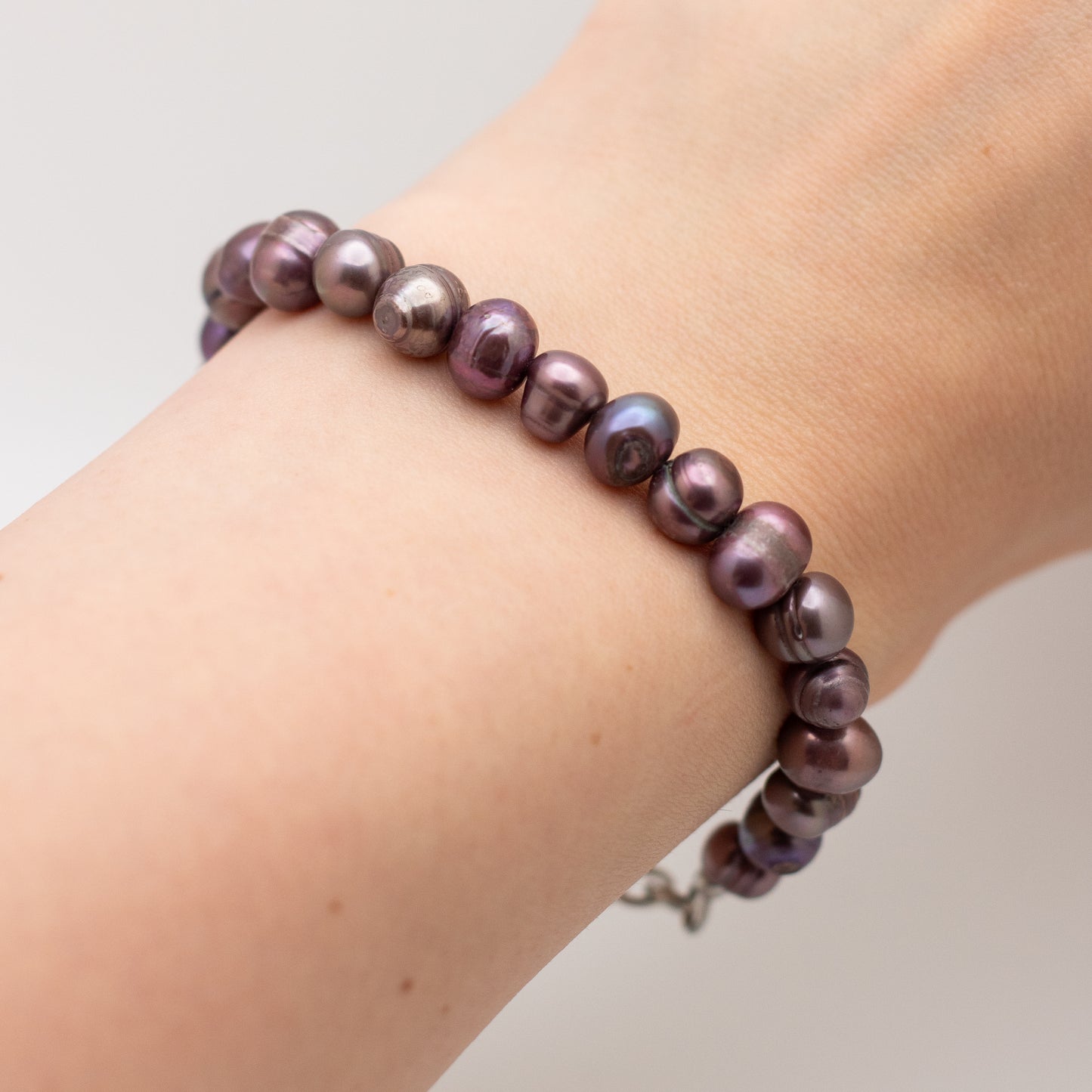 Lavender Pearl Bracelet