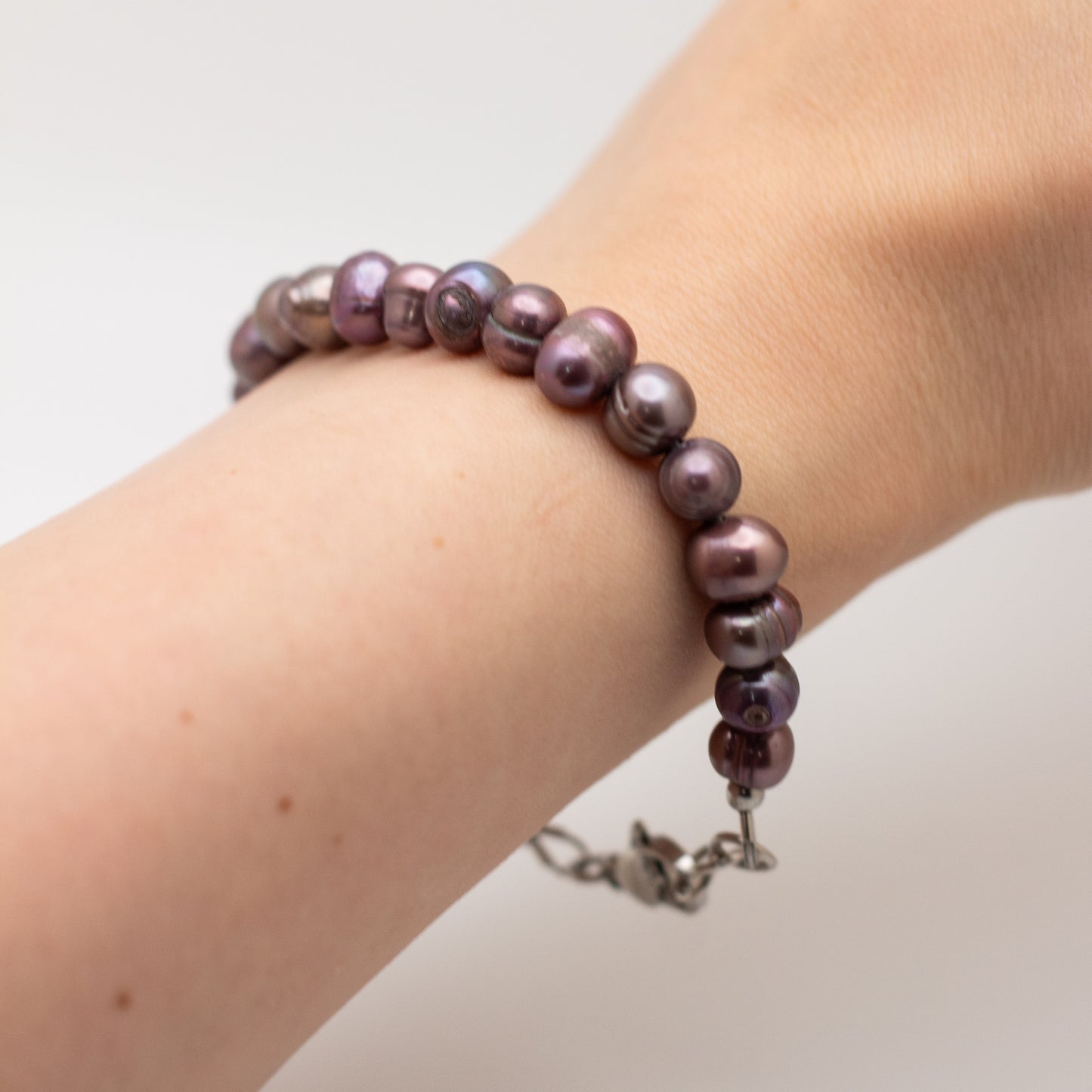 Lavender Pearl Bracelet