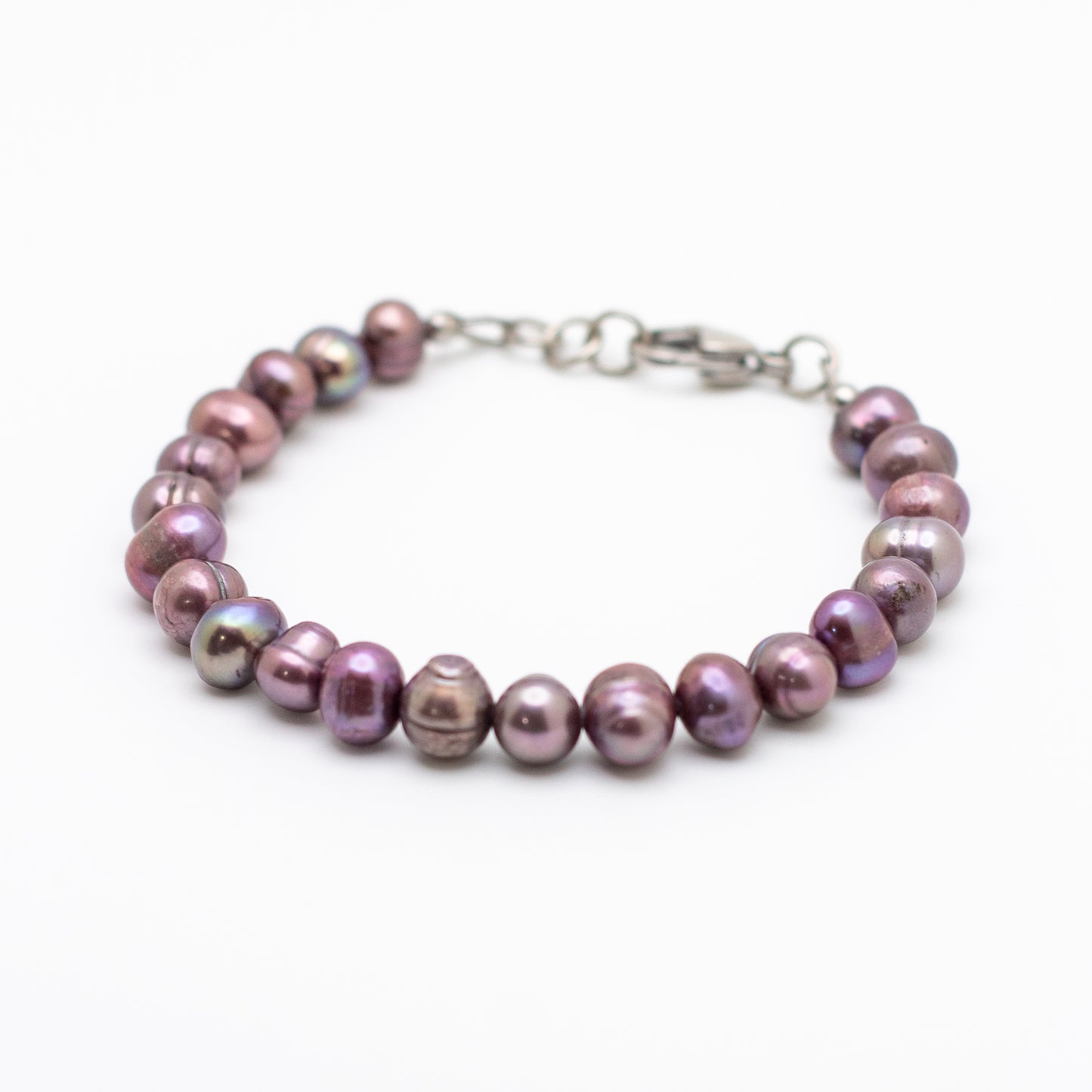 Lavender Pearl Bracelet
