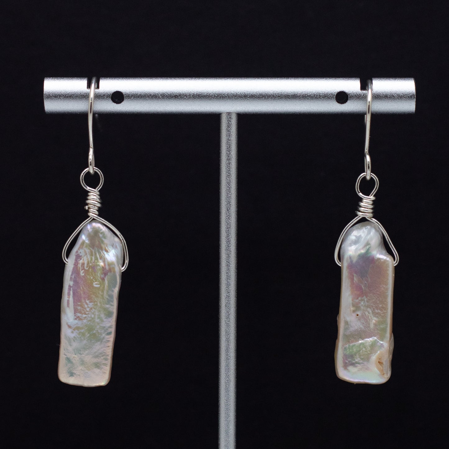 Keshi Pearl Earrings (Sterling Silver)