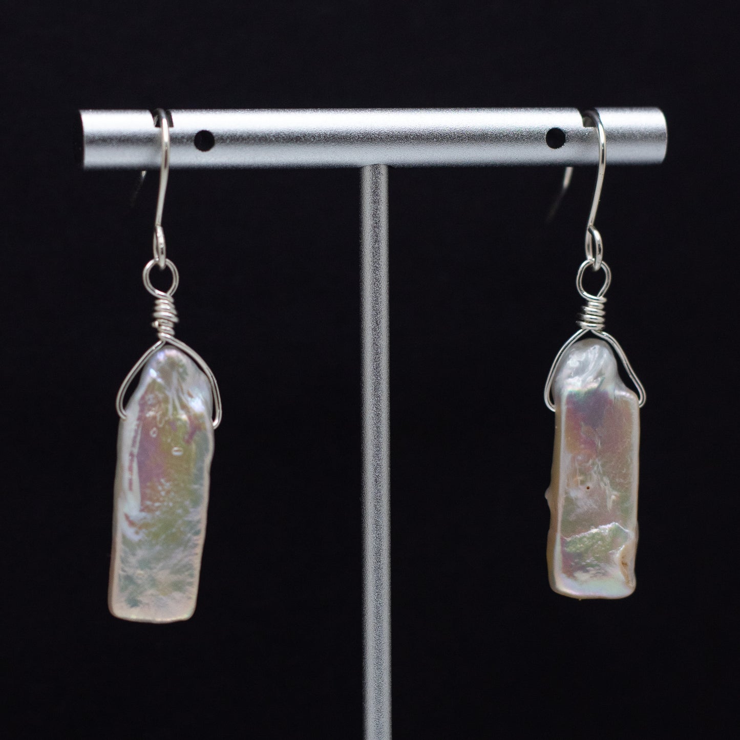 Keshi Pearl Earrings (Sterling Silver)
