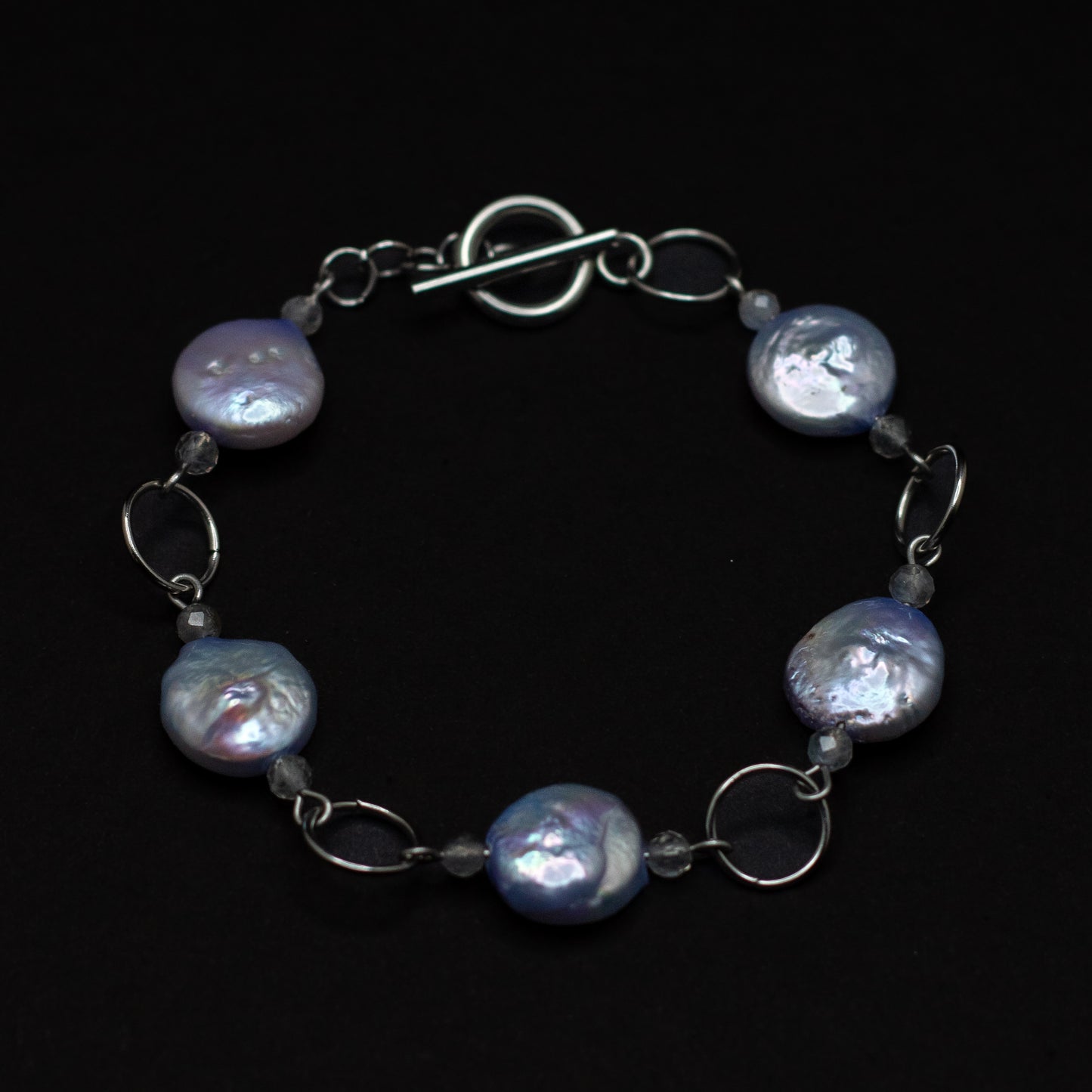 Coin Pearl Bracelet (Lavender)