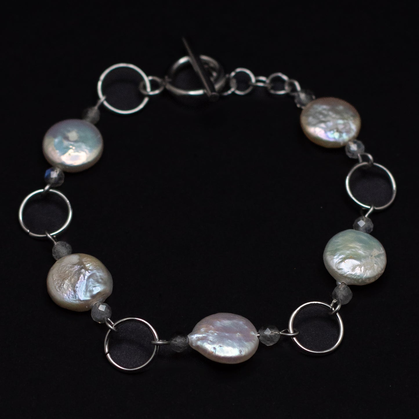 Coin Pearl Bracelet (Natural)