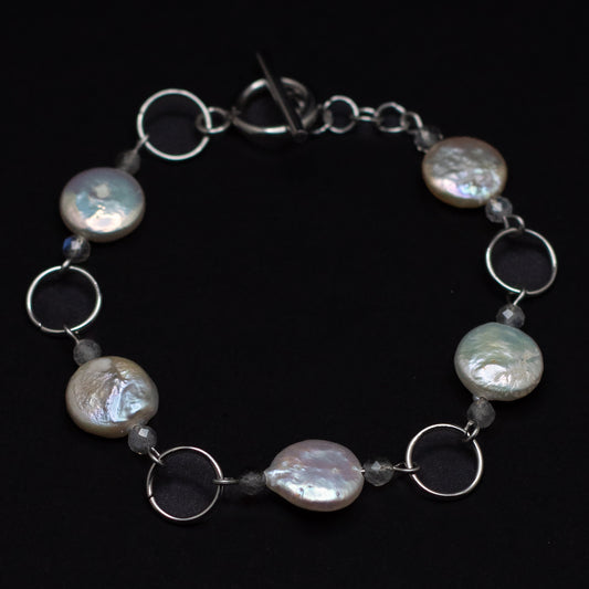 Coin Pearl Bracelet (Natural)