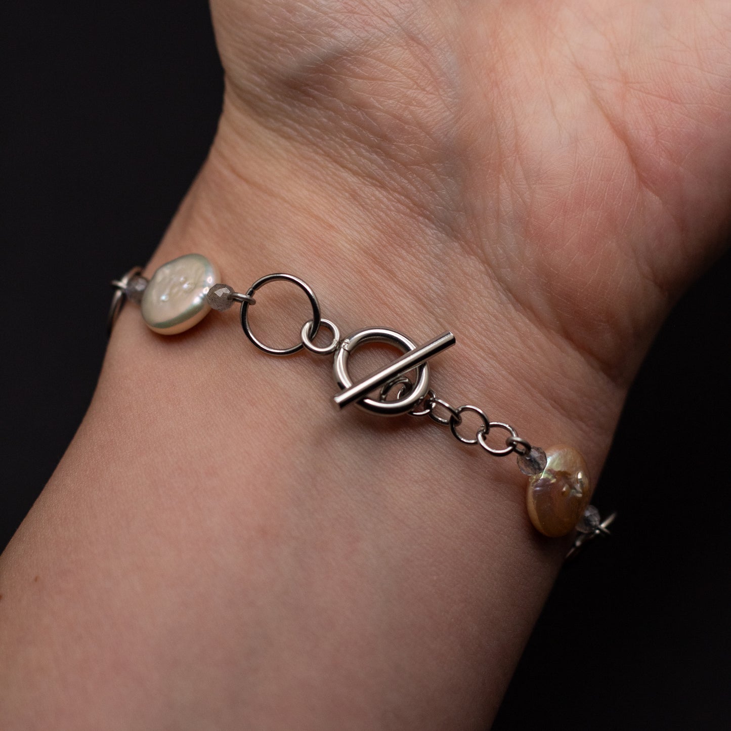 Coin Pearl Bracelet (Natural)
