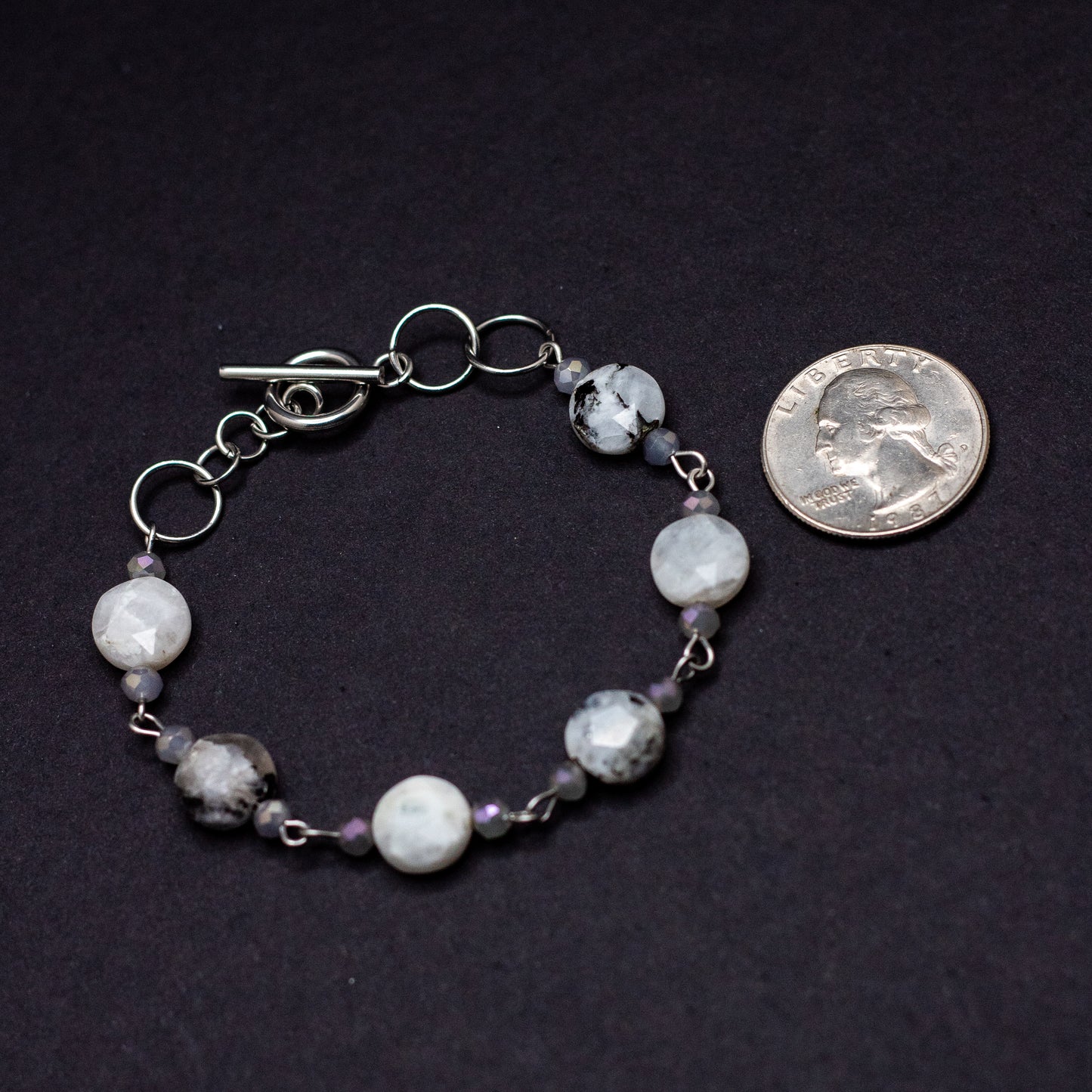 Blue Moonstone Bracelet