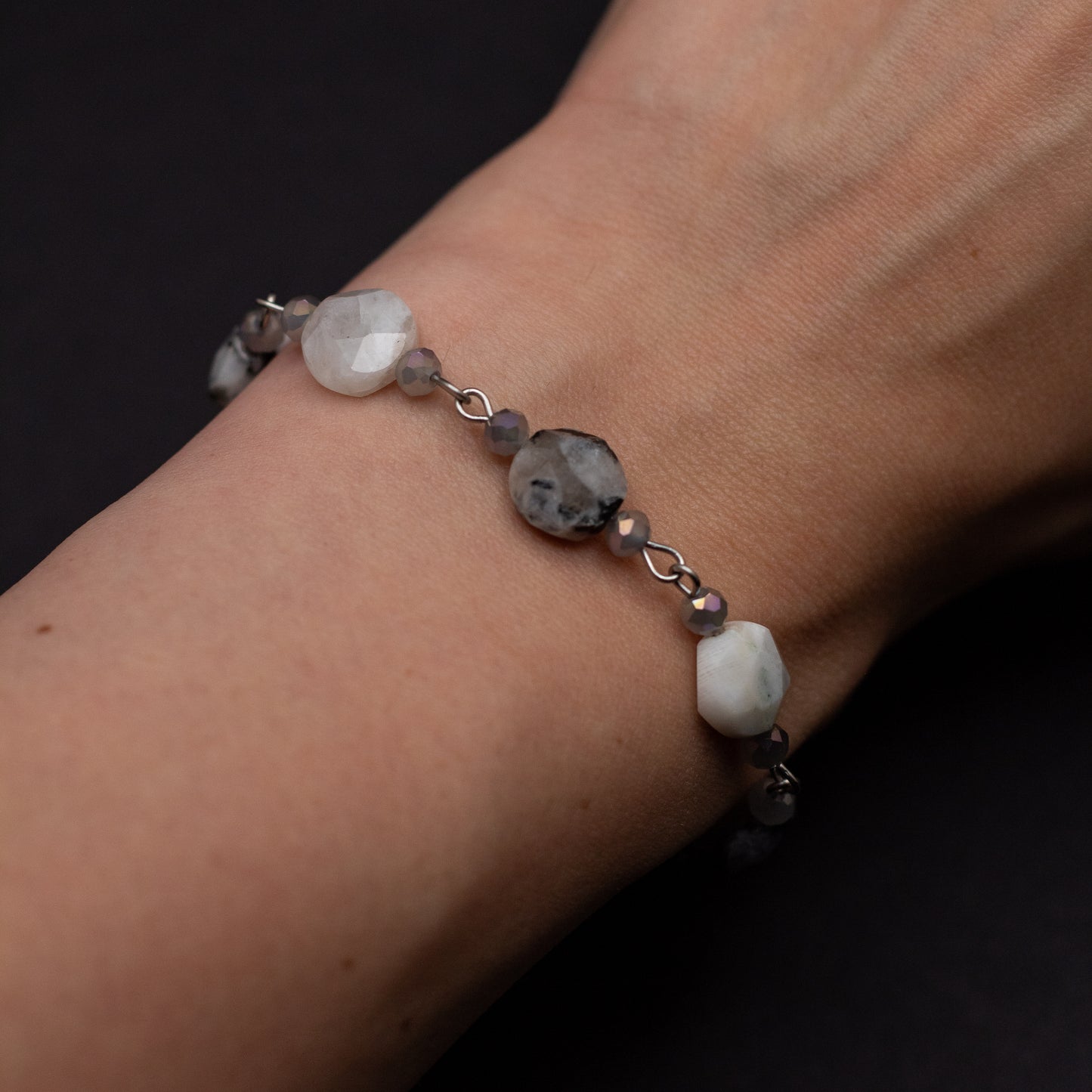 Blue Moonstone Bracelet