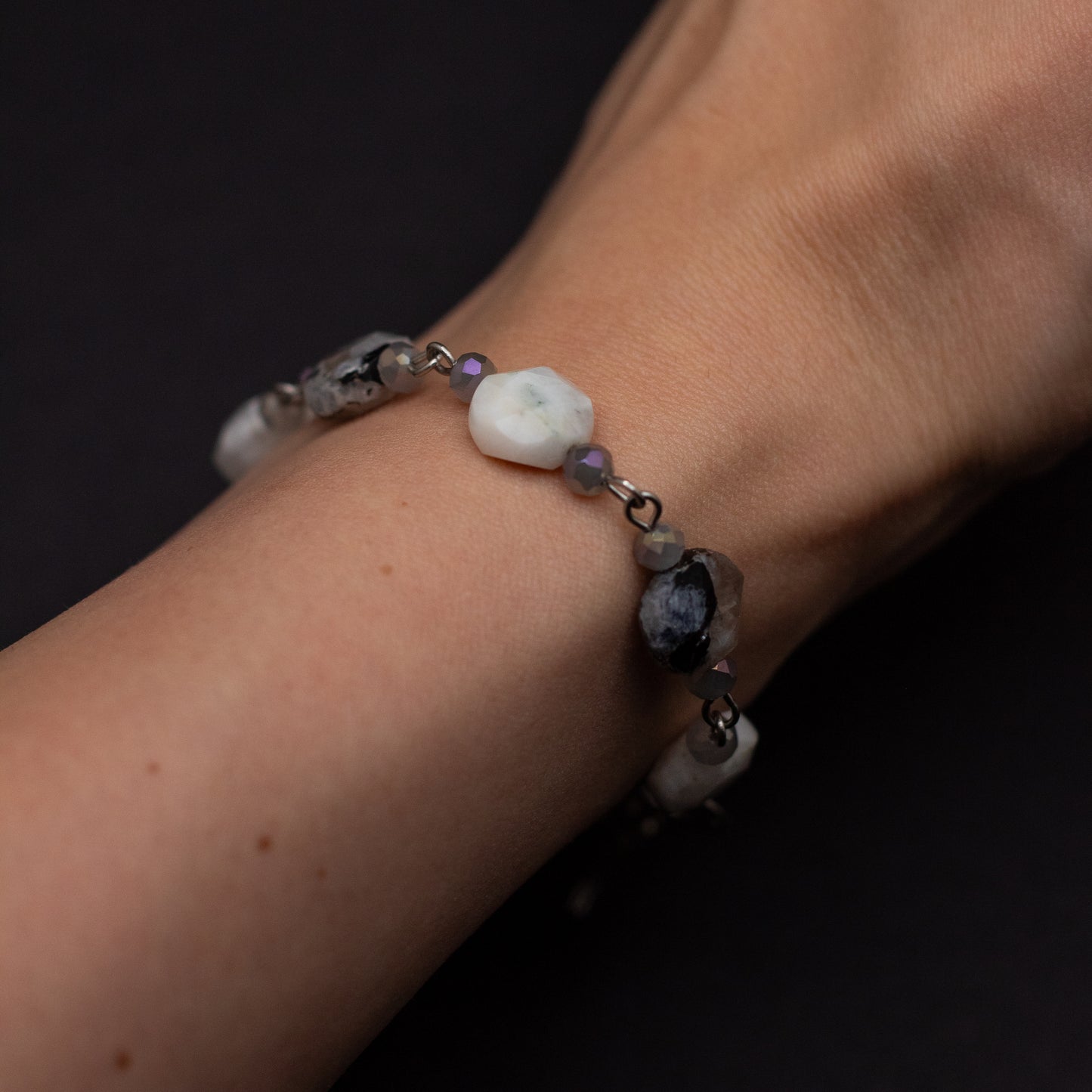 Blue Moonstone Bracelet