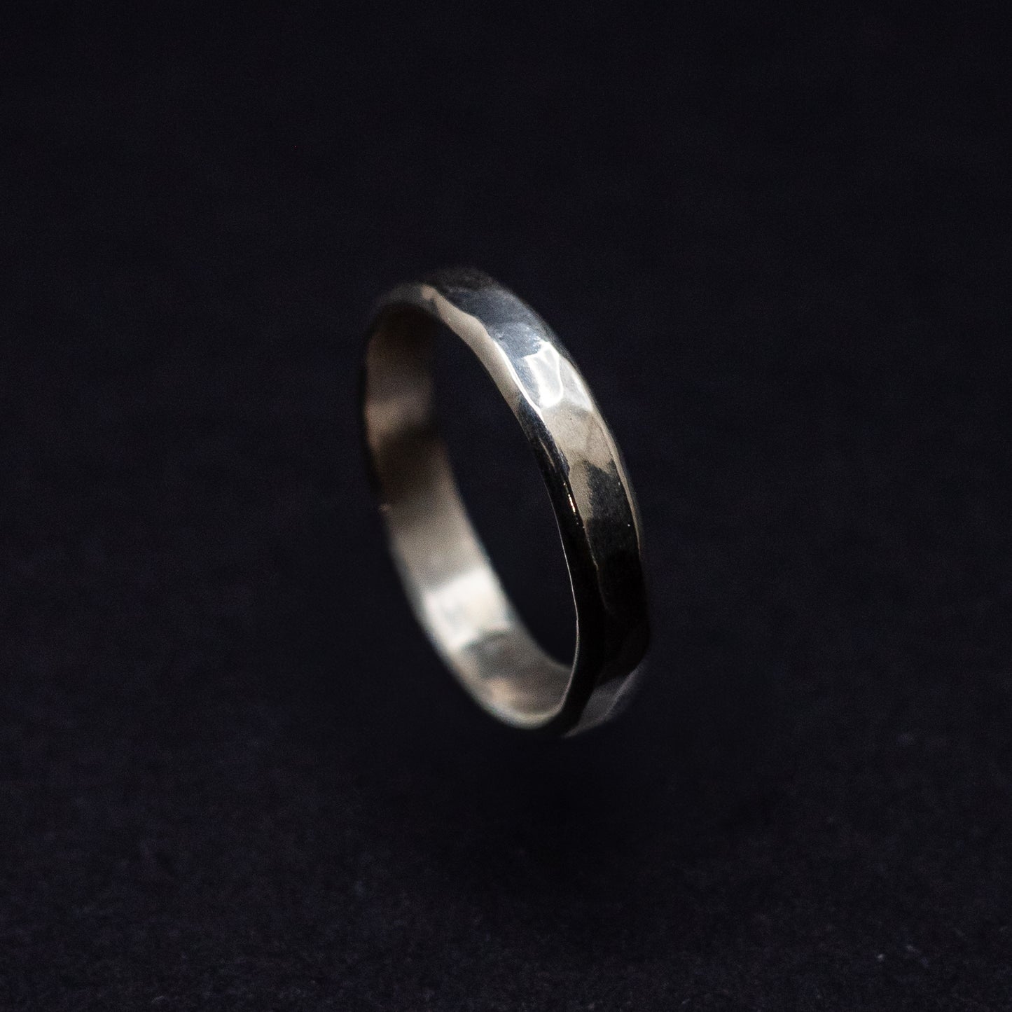 Hammered Sterling Silver Ring