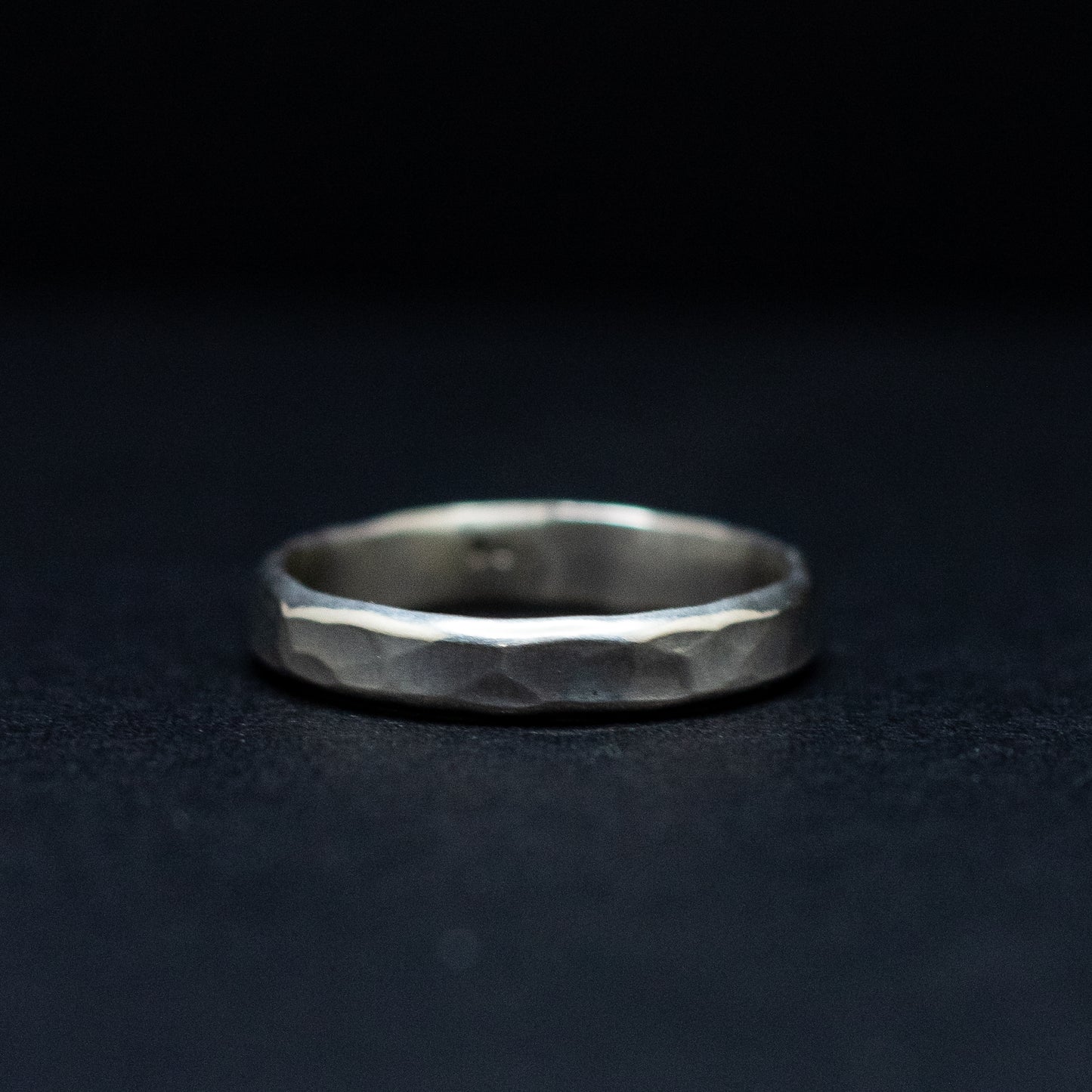 Hammered Sterling Silver Ring