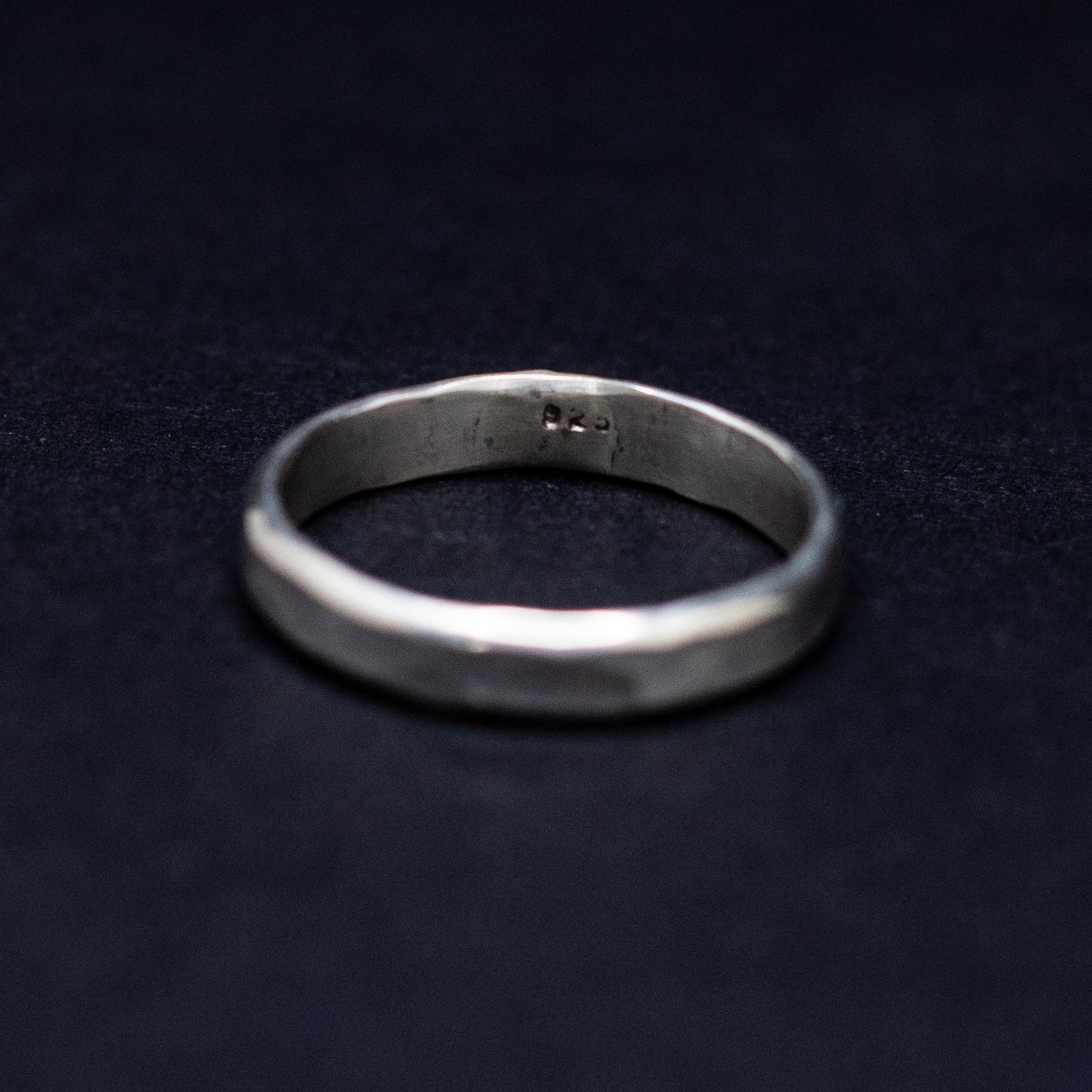 Hammered Sterling Silver Ring