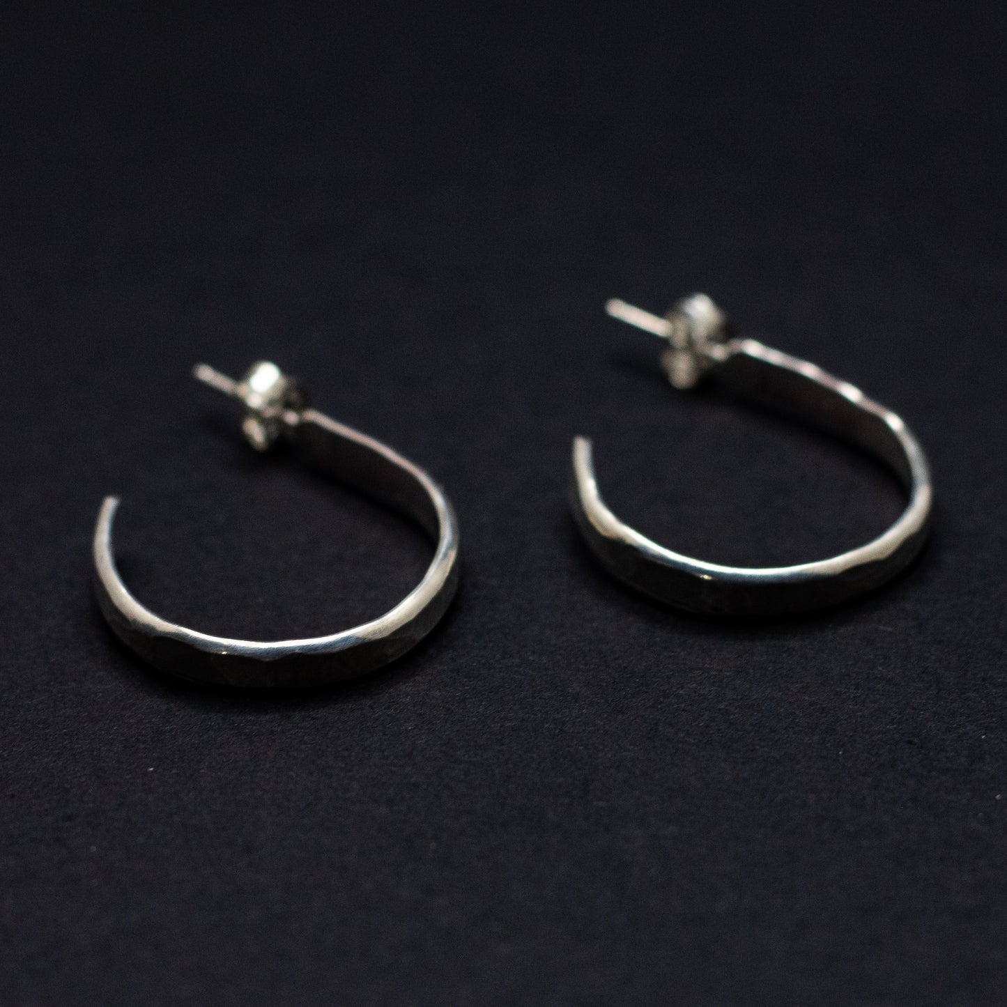 Sterling Silver 1 Inch Hoop Earrings