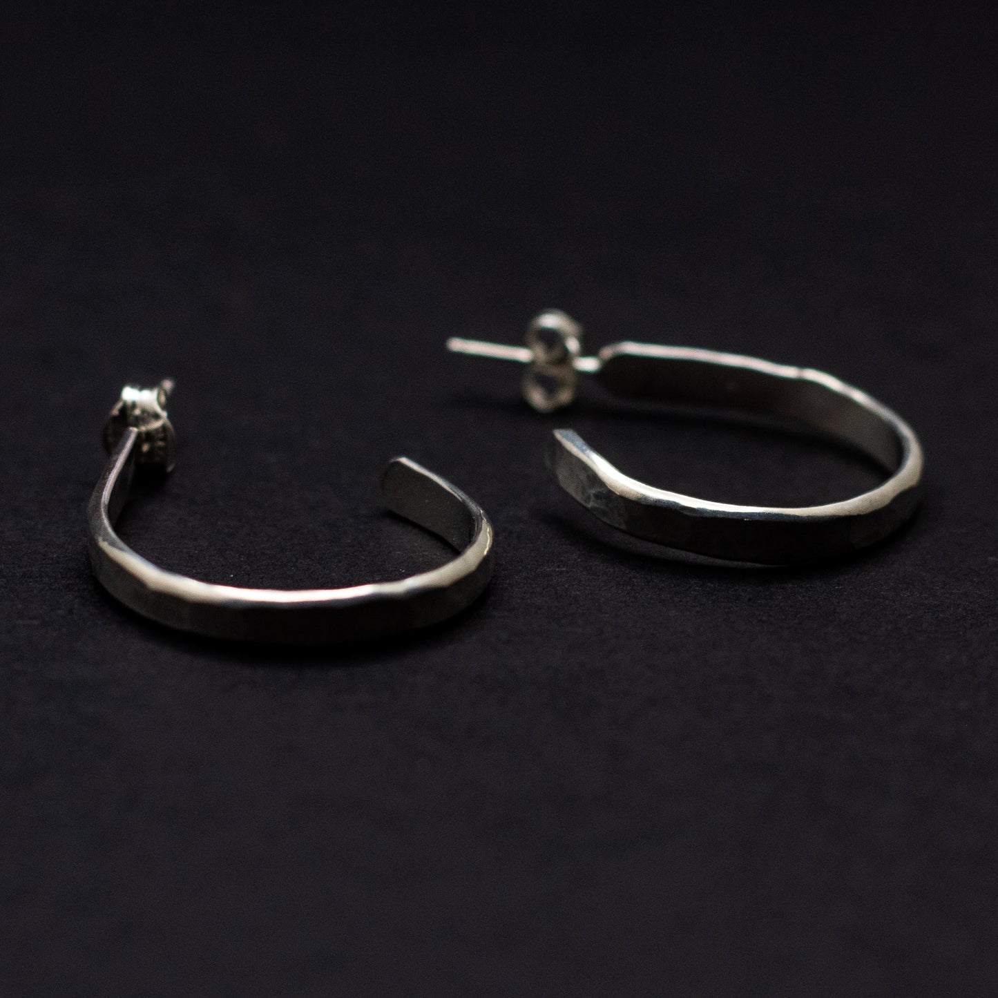 Sterling Silver 1 Inch Hoop Earrings