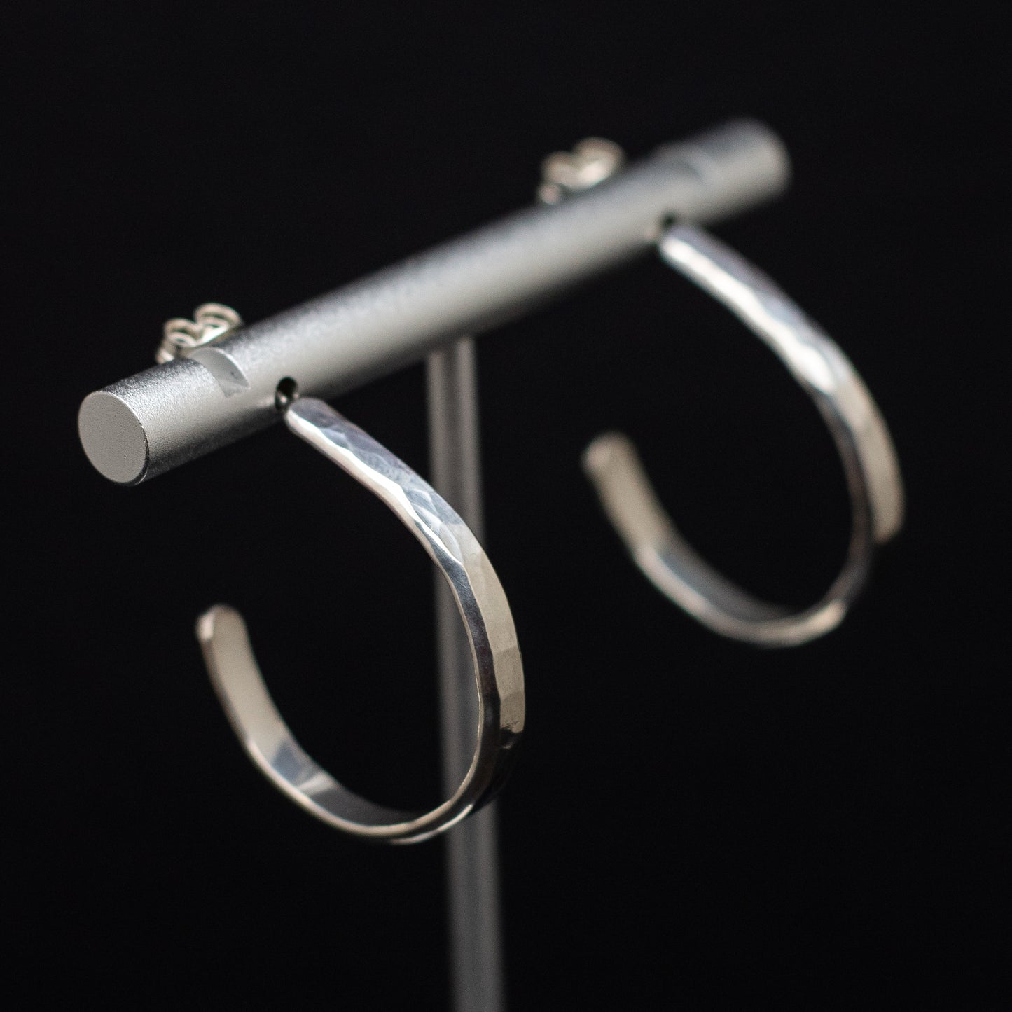 Sterling Silver 1 Inch Hoop Earrings