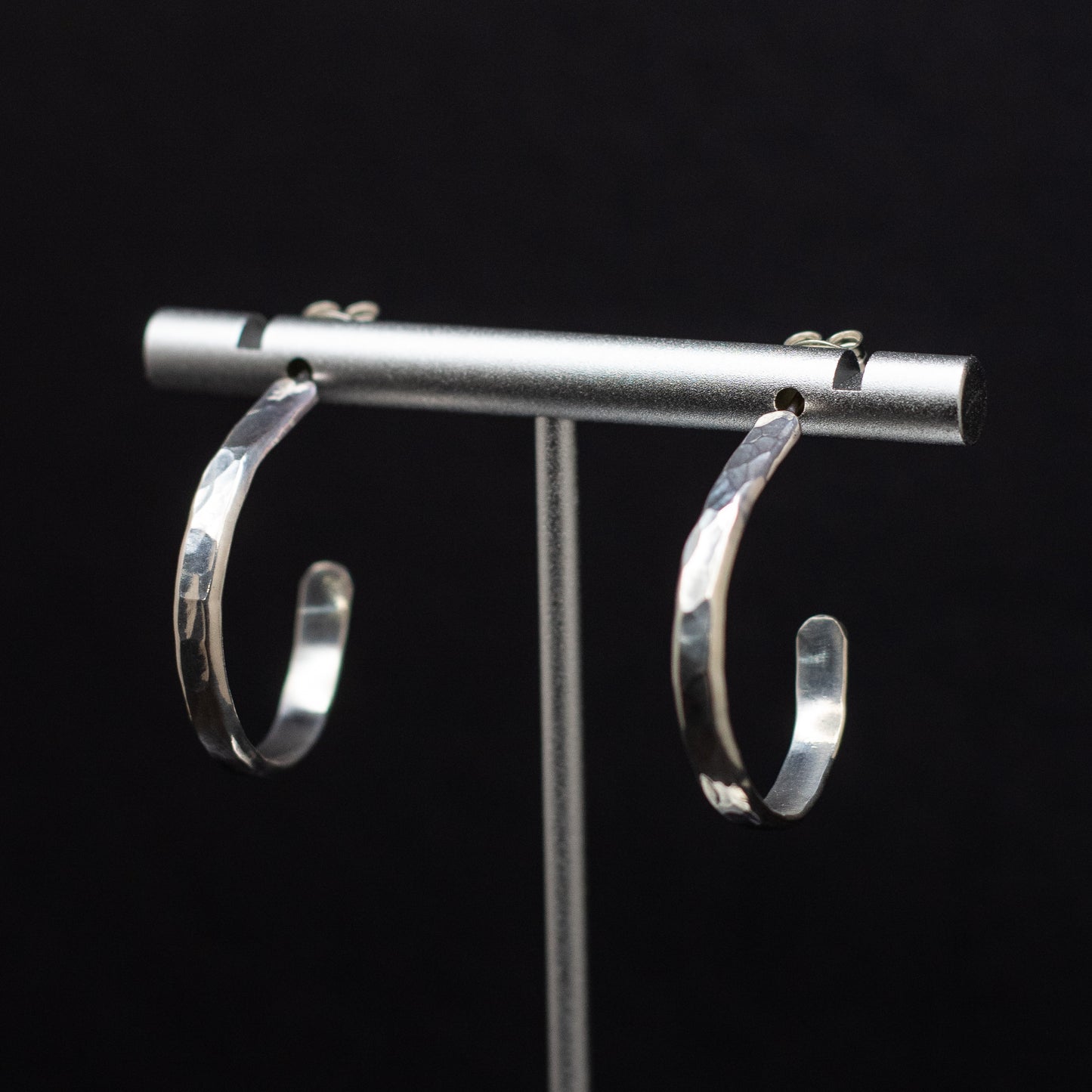 Sterling Silver 1 Inch Hoop Earrings