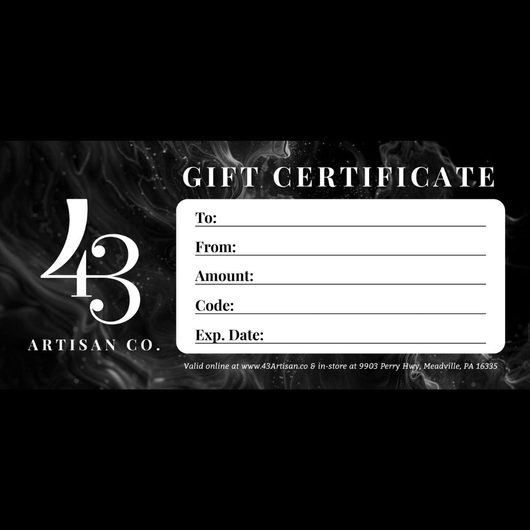 43 Artisan Co. Gift Card