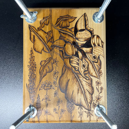 Butterflies in Bloom Flower Press (7.25 x 10" Poplar)