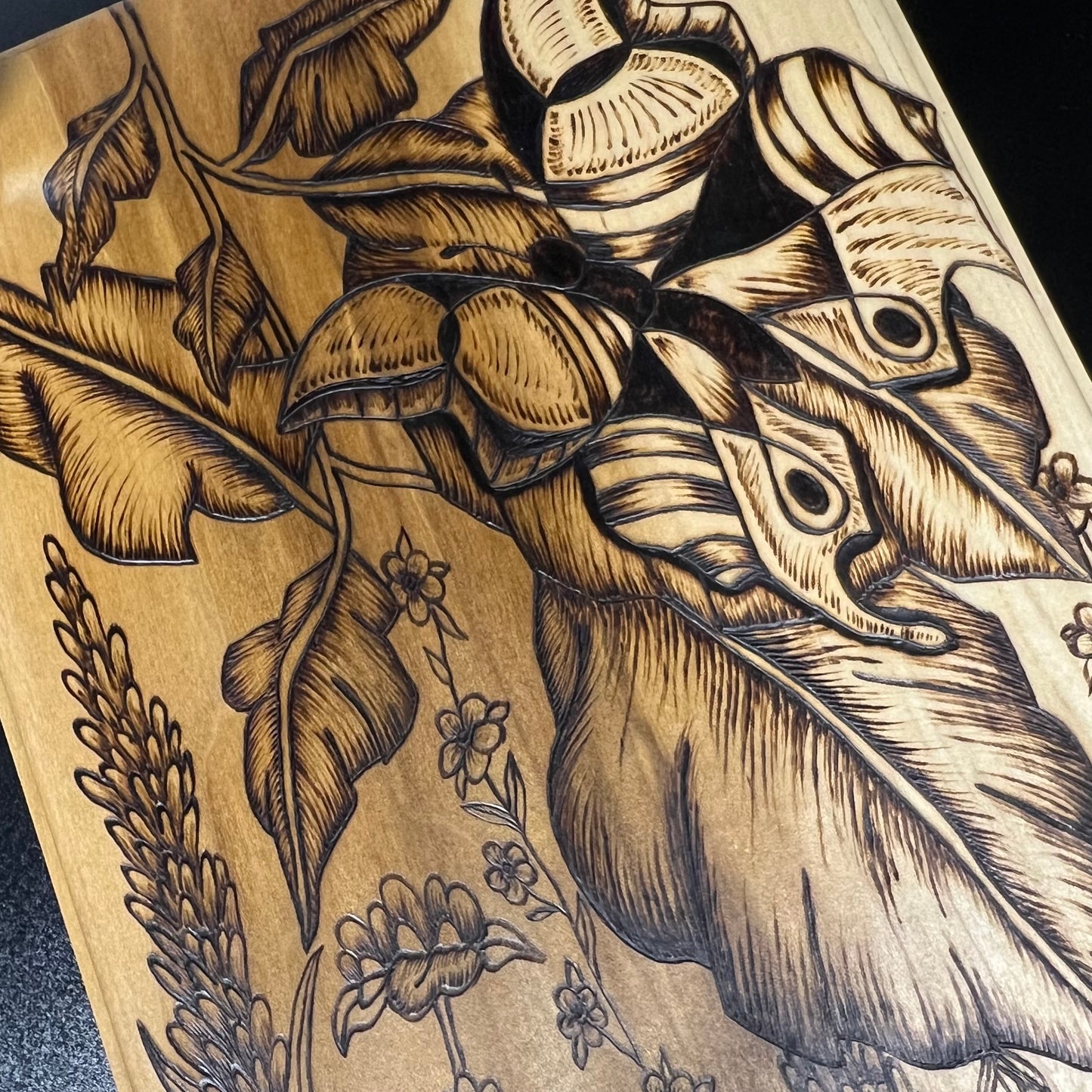 Butterflies in Bloom Flower Press (7.25 x 10" Poplar)