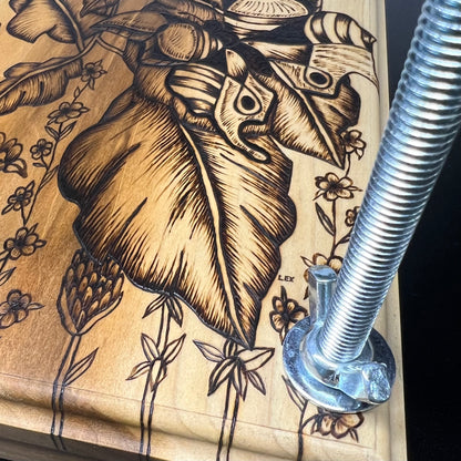 Butterflies in Bloom Flower Press (7.25 x 10" Poplar)