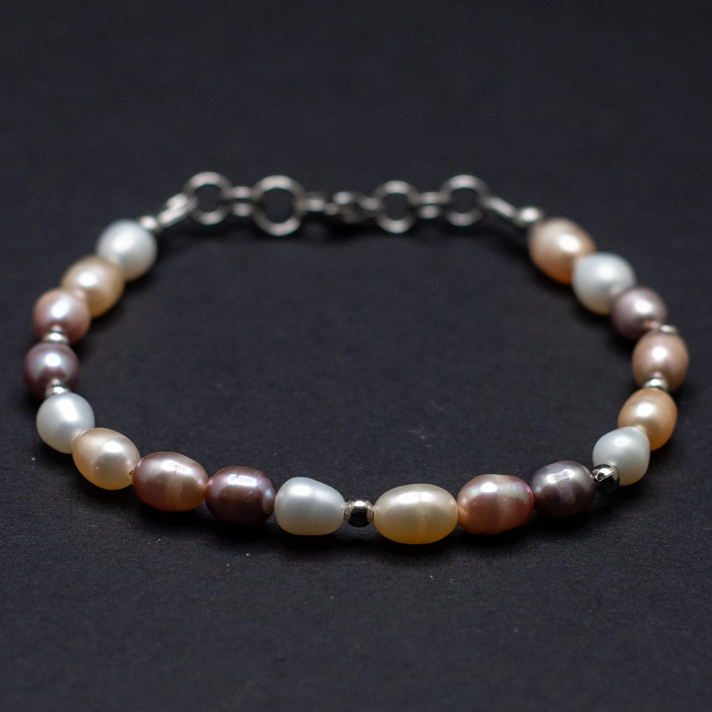 Dusty Rose Pearl Mix Bracelet