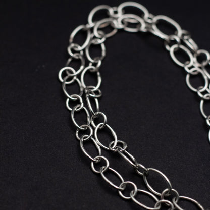 Blue Moonstone Sterling Silver Necklace