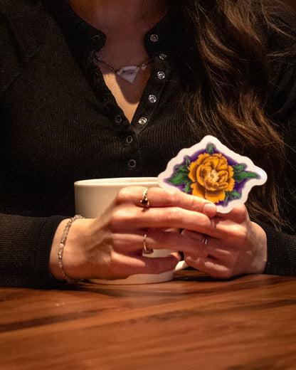 Peony & Labradorite ED Awareness Bundle | Sticker + Gemstone Bracelet