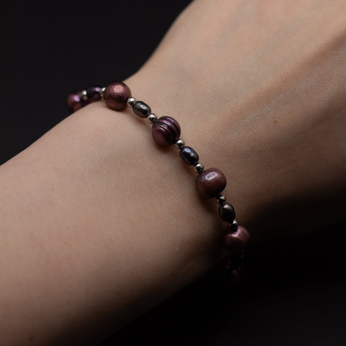 Rose Gold Pearl Bracelet