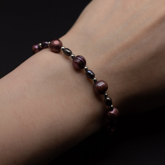 Rose Gold Pearl Bracelet