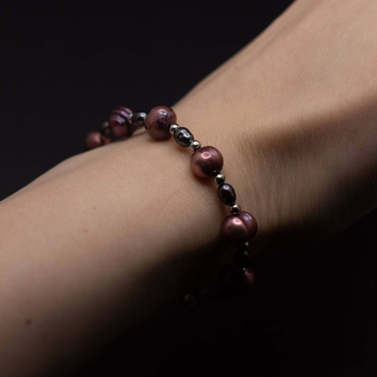 Rose Gold Pearl Bracelet