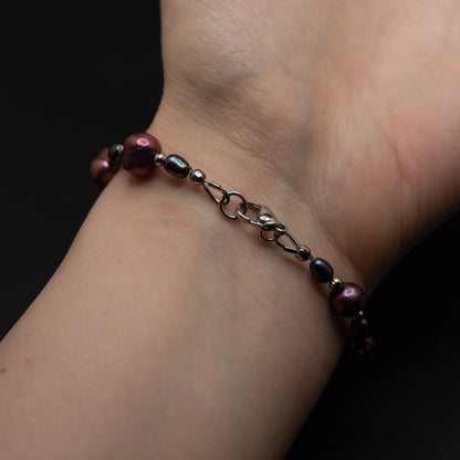 Rose Gold Pearl Bracelet