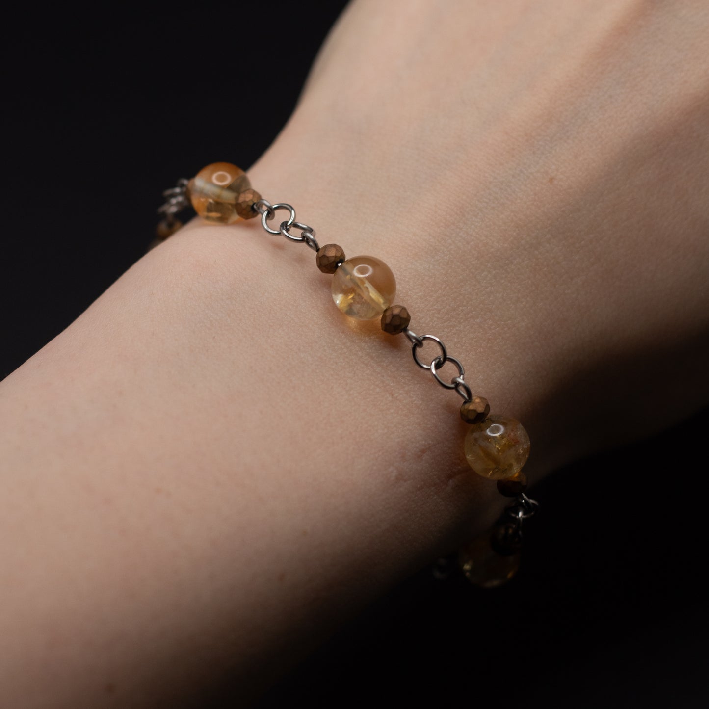 Citrine Gemstone Bracelet