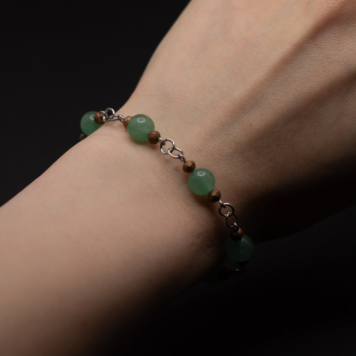 Green Aventurine Gemstone Bracelet