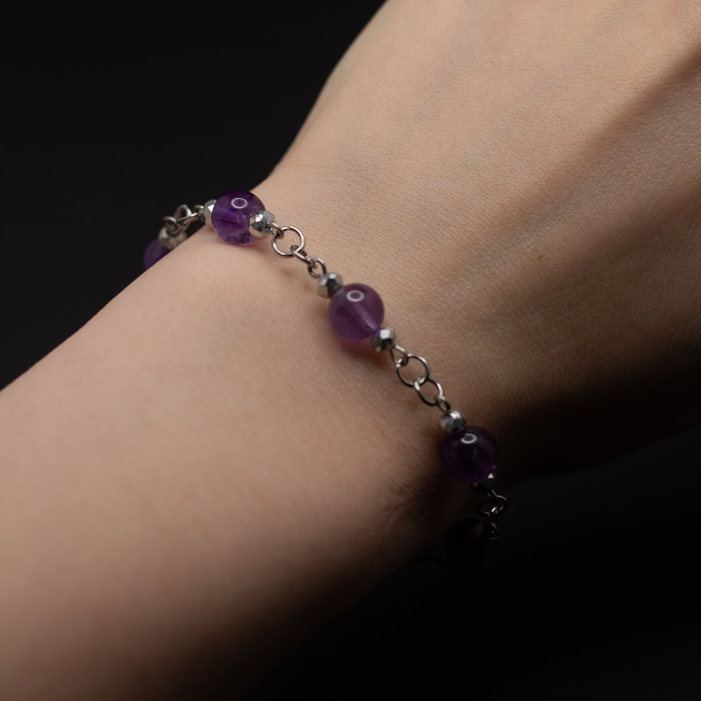 Amethyst Gemstone Bracelet