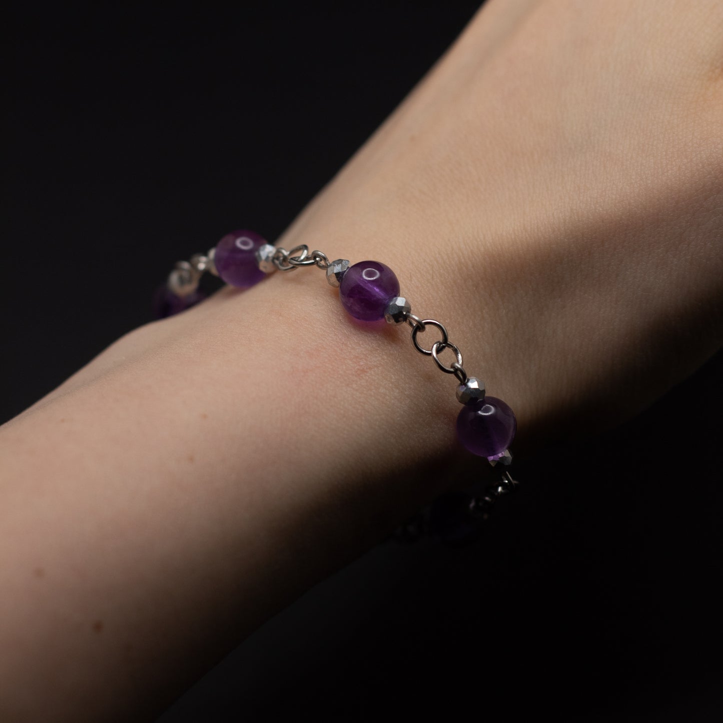 Amethyst Gemstone Bracelet