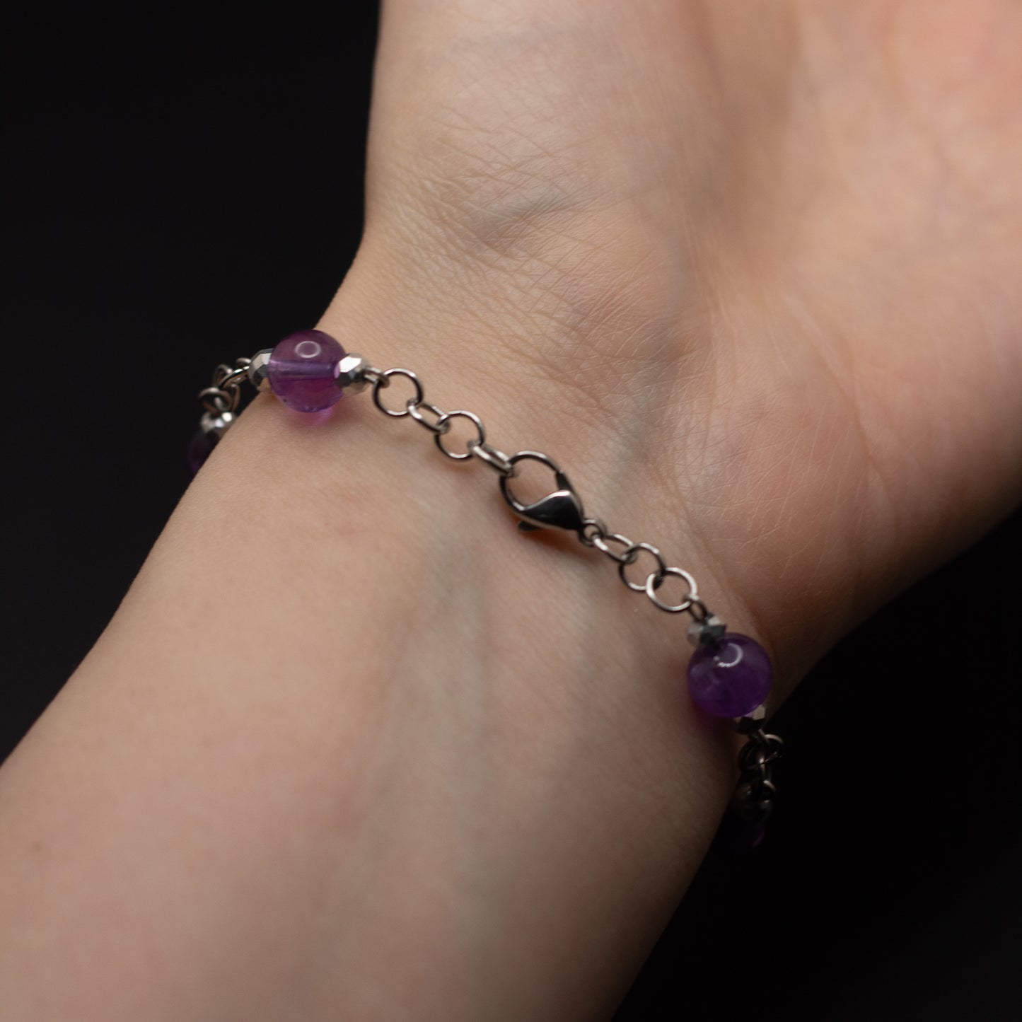 Amethyst Gemstone Bracelet