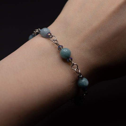Sky Quartz Gemstone Bracelet