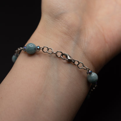 Sky Quartz Gemstone Bracelet