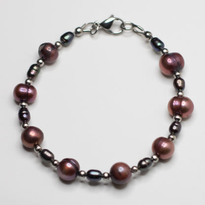 Rose Gold Pearl Bracelet