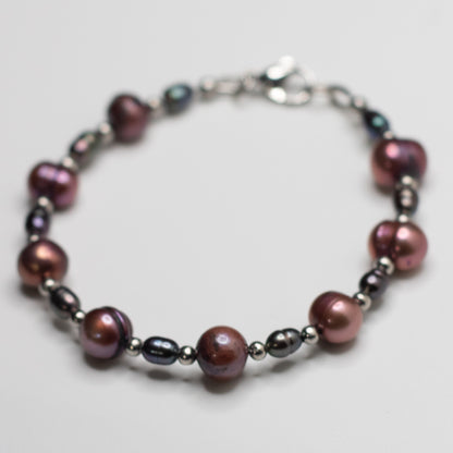 Rose Gold Pearl Bracelet